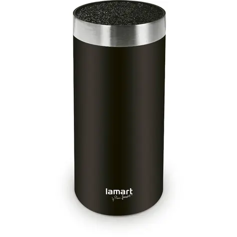 Lamart Snap Blok na nože 22.5cm čierna