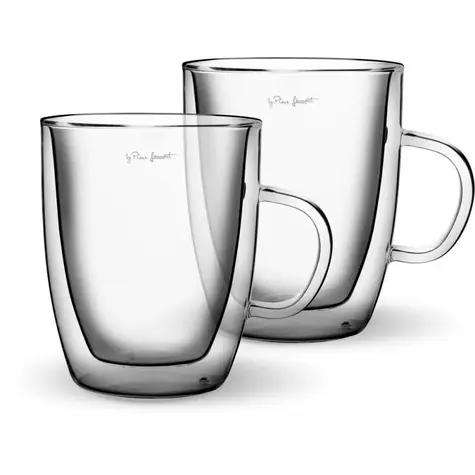 Lamart Vaso Sada 2 pohárov na čaj 420ml číra / Borosilikátové dvojité sklo