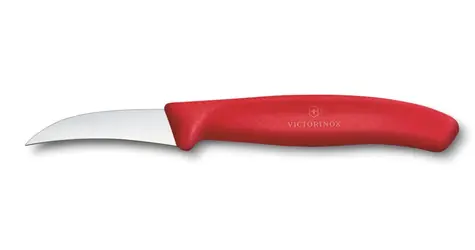 VICTORINOX Swiss Classic Nôž na lúpanie 6 cm červená