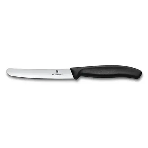 VICTORINOX Swiss Classic Príborový nôž 6 ks čierna / rovné ostrie / dĺžka čepele 11 cm 