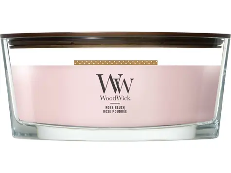 Woodwick Rose Blush sviečka loď