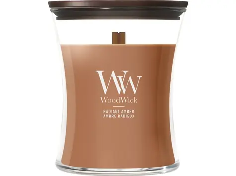 Woodwick Radiant Amber sviečka stredná