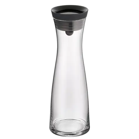 WMF Basic karafa na vodu 1l čierna / uzáver / integrované sitko / 1l / 29 x 10 cm