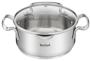 TEFAL Duetto+ G7194355 Kastról s pokrievkou 18 cm / 2.0 l / nerez