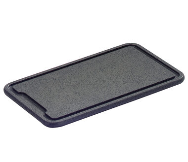 ZASSENHAUS 60034 Doštička na krájanie čierna / 36 x 23 x 1.5 cm / plast / 1.1 Kg