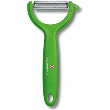 VICTORINOX škrabka na paradajky zelená / rovná plastová rukoväť / nerezová čepeľ
