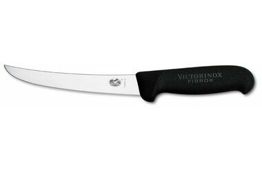VICTORINOX Fibrox vykosťovací nôž 15 cm / zahnutá čepeľ / Dĺžka čepele 15 cm