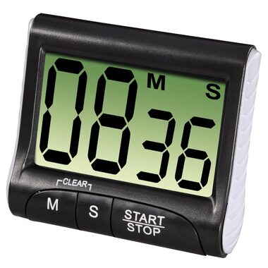 Xavax Countdown čierna / digitálna kuchynská minútka