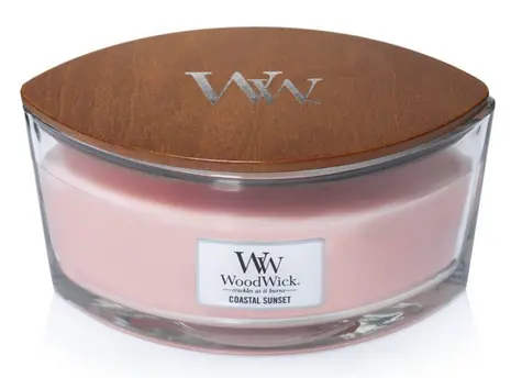 WoodWick Coastal Sunset Elipsa 453.6g - sviečka loď / doba horenia: až 40 h