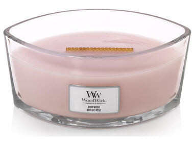 Woodwick Rosewood Elipsa 453.6g - sviečka loď / doba horenia: až 40 h