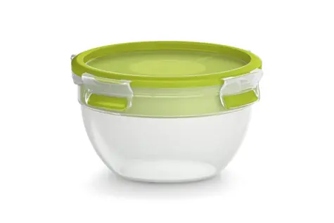 TEFAL Master Seal TO GO K3100112 zelená / Kruhová dóza na jedlo / 1 L / plastová / Bez BPA 