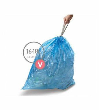 Simplehuman Vrecká do odpadkového koša 16-18 L typ V/ zaťahovacie/ 20 ks v balení