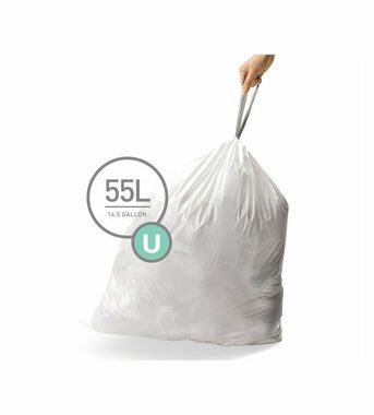 Simplehuman Vrecká do odpadkového koša 55 L typ U / zaťahovacie / 20 ks v balení / dopredaj