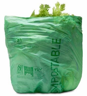 Simplehuman Vrecká do odpadkového koša 4 L / typ Z / kompostovateľné / 30 ks v balení