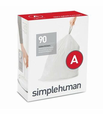 Simplehuman Vrecká do odpadkového koša 4.5 L typ A / zaťahovacie / 3 x 30 ks ( 90 sáčkov )
