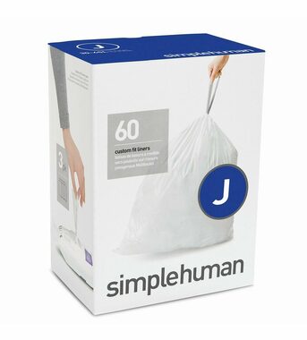 Simplehuman Vrecká do odpadkového koša 30-45 L typ J zaťahovacie / 3 x 20 ks ( 60 sáčkov )
