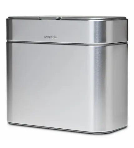 Simplehuman Odpadkový kôš na kompostovateľný odpad z kuchyne - 4l / kartáčovaná oceľ / FPP