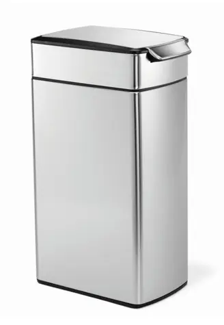 Simplehuman Dotykový odpadkový kôš – 40 l / úzky / matná nerez oceľ / FPP