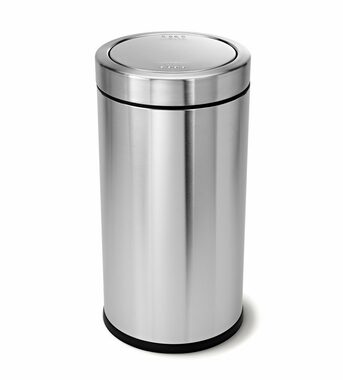 Simplehuman Odpadkový kôš do komerčných priestorov 55 l / hojdacie veko / kartáčovaná nerez oceľ