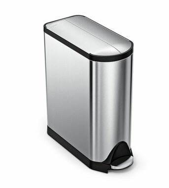 Simplehuman Pedálový odpadkový kôš - 45 l / butterfly veko / kartáčovaná nerez oceľ / FPP