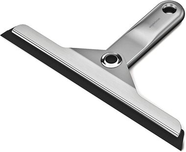 Simplehuman Skladacia stierka na okná - 26/3 cm / liaty zinok / eloxovaný hliník