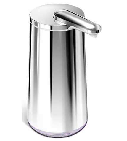 Simplehuman Bezdotykový dávkovač mydlovej peny - 295 ml / leštená nerez oceľ / dobíjacia