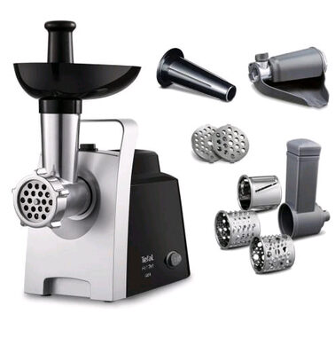 Tefal NE109838 / Mlynček na mäso / 1400 W / 1.7kg za min / 3 kotúče / 2 mriežky