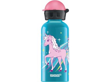 SIGG Alu Kids Bella Unicorn 0.4 l modrá / Fľaša / Hliník
