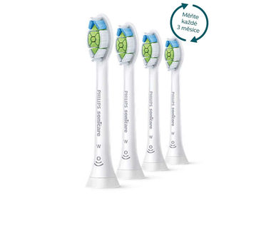 Philips Sonicare W Optimal White HX6064-10 / Hlavica sonickej kefky / 4 ks / štandardná veľkosť