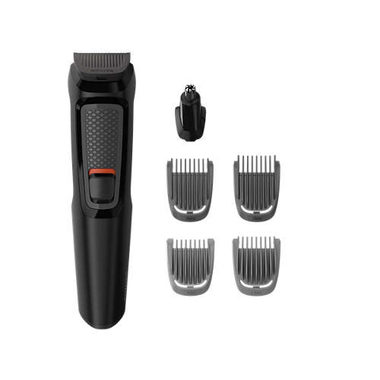 Philips Multigroom series 3000 MG3710-15 / zastrihávač 6 v 1 / 60 minút prevádzky / 6 nástavcov / čierna