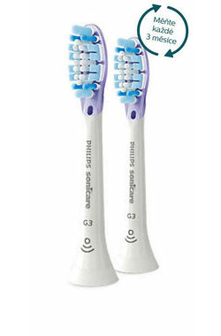 Philips Sonicare G3 Premium Gum Care HX9052-17 / hlavica sonickej kefky 2 ks / štandardná veľkosť / biela