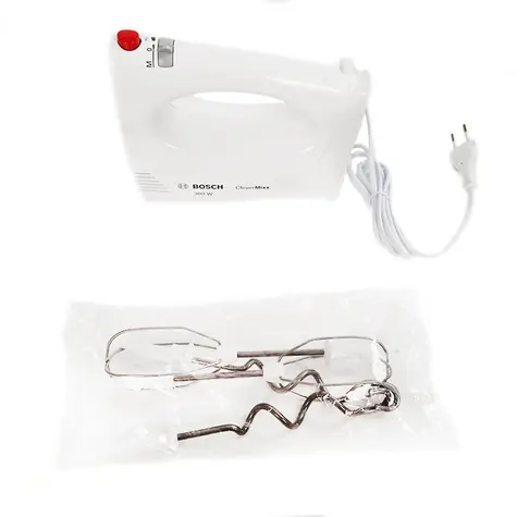 BOSCH MFQ 3010 biela / ručný mixér / 300W / 2 rýchlosti + turbo