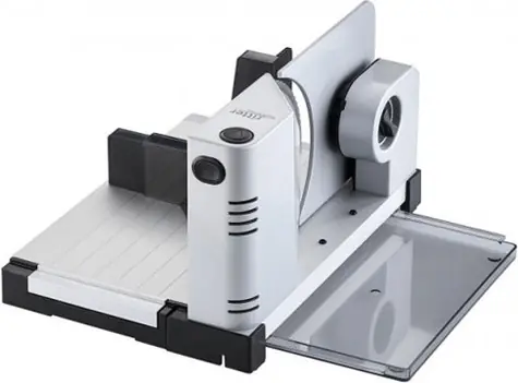 Ritter Icaro 7 strieborná / Elektrický krájač potravín / 65 W / priemer noža 170 mm / hrúbka rezu 0-14 mm