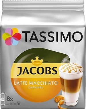 Tassimo Jacobs Latté Macchiato Caramel / Káva v kapsule / 8ks