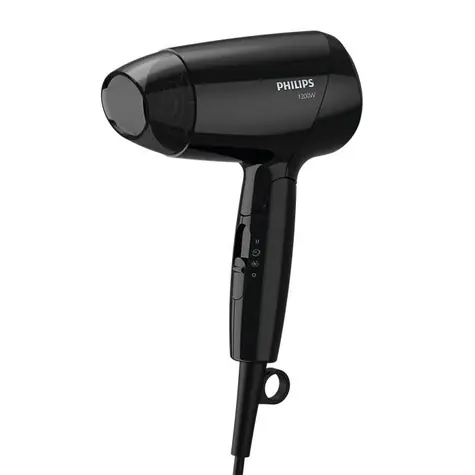 Philips EssentialCare BHC010-10 / sušič vlasov / 1200 W / 3 rýchlosti / čierna