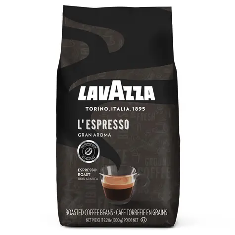 LAVAZZA Gran Aroma Bar 1 kg / Zrnková káva / 100% Arabica / Vákuové balenie