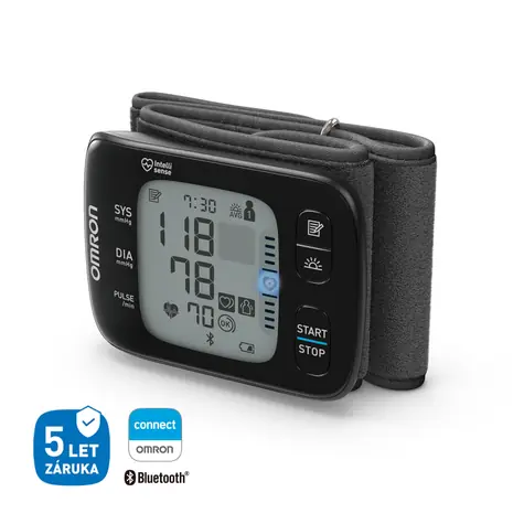 Omron RS7 Intelli IT čierna / Digitálny tonometer na zápästie