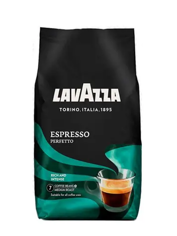 Lavazza Espresso Perfetto 1 kg / Zrnková káva / 70% Arabica & 30% Robusta