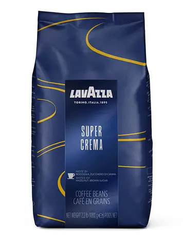 LAVAZZA Super Crema 1 kg / Zrnková káva / 60% Arabica &amp; 40% Robusta