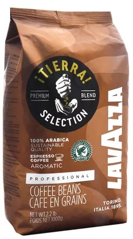 Lavazza Tierra 1 kg / Zrnková káva / 100% Arabica