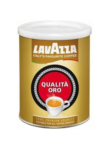 Lavazza Qualita Oro 250 g / Mletá káva / 100% Arabica / Plechovka