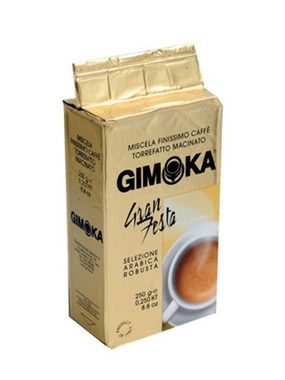 Gimoka Gran Festa 250 g / Mletá káva / 70% Arabica & 30% Robusta / Vákuové balenie / dopredaj