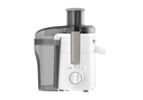 Tefal Frutelia Plus ZE370138 biela / Odšťavovač / 350W / 0.95 l / 2 rýchlosti / pulzný spínač