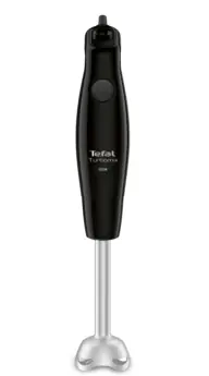 TEFAL Turbomix HB1218 / Tyčový mixér / 350W / 1 rýchlosť / 800 ml nádoba / čepele Zelkrom / čierna