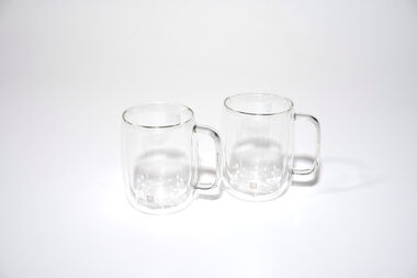 Zwilling Sorento Plus sada sklenených hrnčekov na kávu (2ks) / 335 ml / dvojitá stena