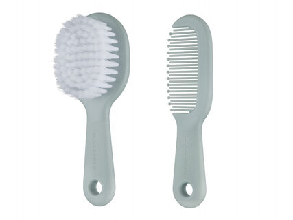 BEBECONFORT Detský hrebeň a kefa so zrkadielkom Lovely Donkey