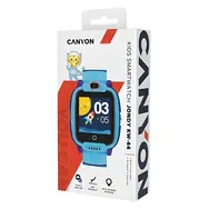Canyon Jondy KW-44 modrá / Detské chytré hodinky / 1.44” displej / 4G video hovory / GPS tracking / fotoaparát