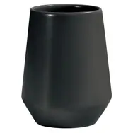 Spirella JOSHUA kelímok na zubné kefky matne čierny / keramika