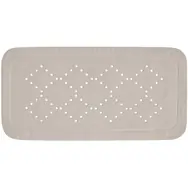 Spirella ALASKA šedo-hnedá / Protišmyková podložka do vane / PVC / 91 x 36 cm