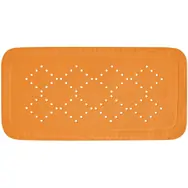 Spirella ALASKA protišmyková podložka do vane oranžová / PVC / 71 x 36 cm